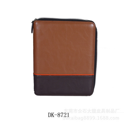 【工廠供應(yīng)高檔多功能手冊經(jīng)理夾時(shí)尚文件夾歡迎來樣定做】價(jià)格,廠家,圖片,辦公文教用品加工,東莞市企石大鍇皮具制品廠-